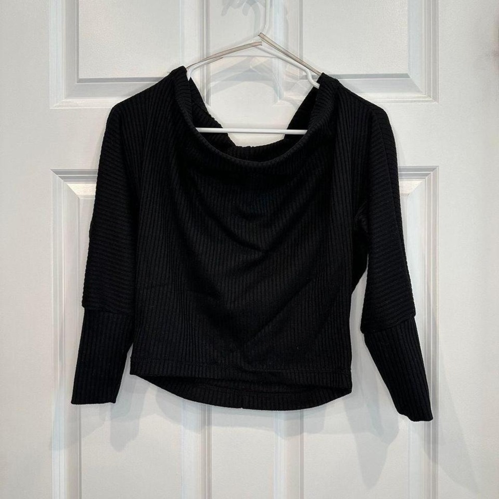 Fashion Nova Womans Black Shirt Size Small
